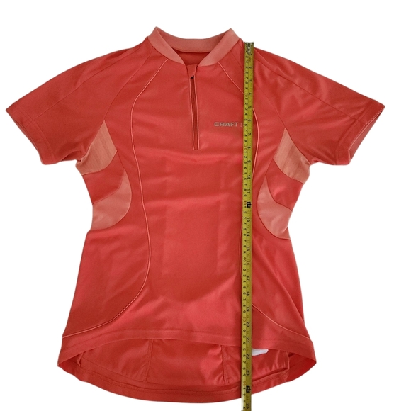 CRAFT Women's Cycling Jersey - coral pink (medium) - Picture 12 of 15